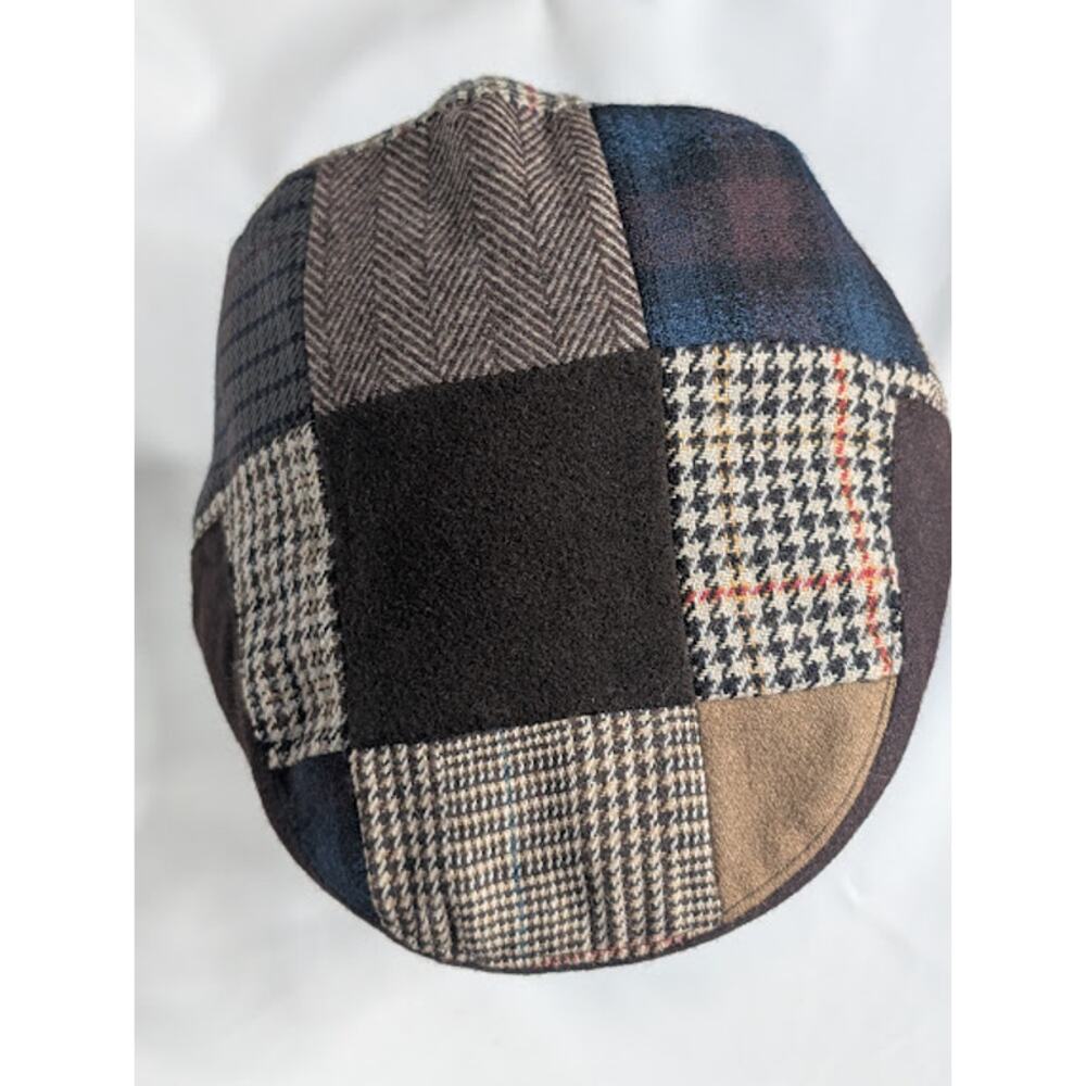 Men's Stylish Multi-Colored Patchwork Ivy Cap Os … - image 5